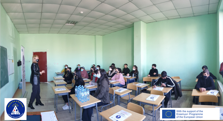 Erasmus+ ჟან მონეს პროექტი „ევროპული სწავლების სამკუთხედი“ (TEESS) მარნეულის N2 ქართულ-რუსულ საჯარო სკოლაში